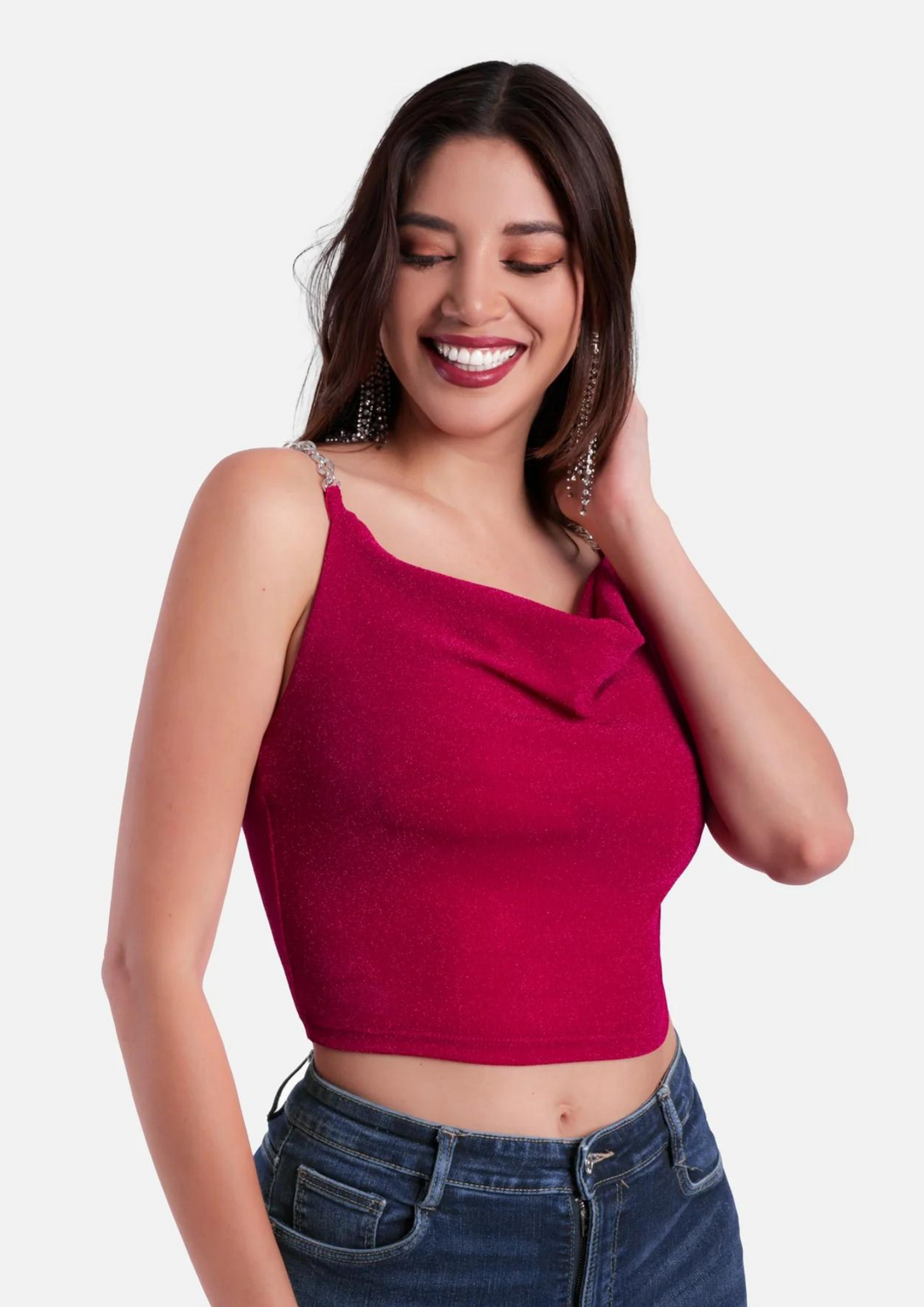 Top Mayra fucsia