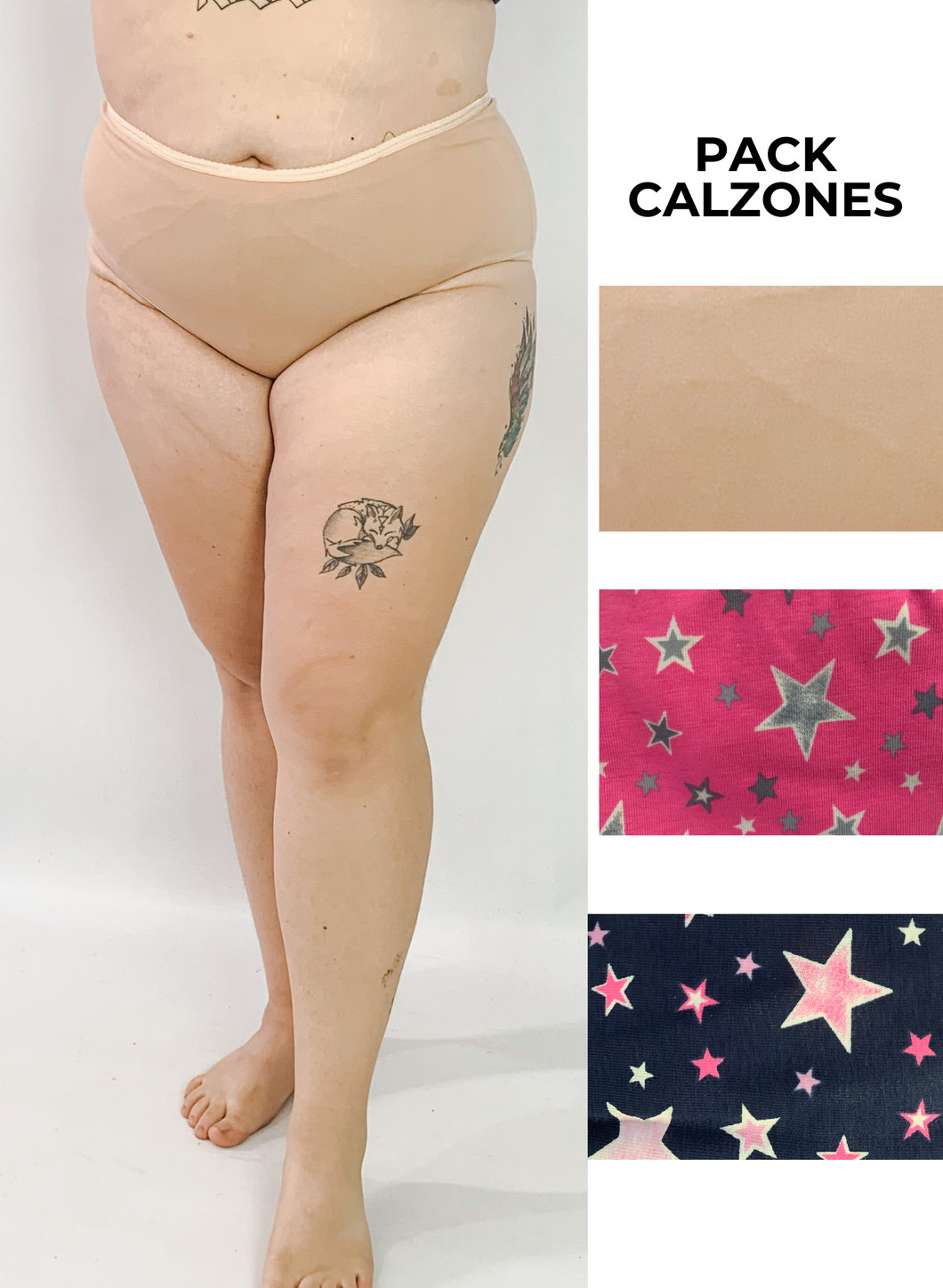 Packs  calzones  print estrellas